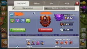 Conta cv13 Clash of clans