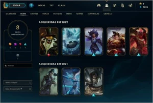 Conta lol mestre 80% win rate - League of Legends