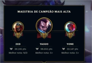 Conta lol mestre 80% win rate - League of Legends