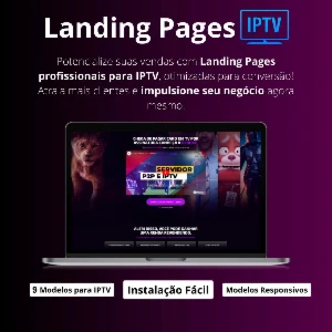 03 - Pack 8 Landing pages sites de iptv + elementor 2024