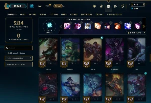 Unranked com 80 Champs e 25 Skins - League of Legends LOL