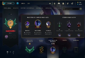 Conta lol esmeralda 4 - League of Legends
