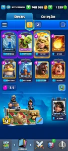 Conta Brawn Stars 12 Mil Troféus + Conta Top De Clash Royale - Brawl Stars