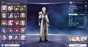Conta Honkai Star Rail - Phainon, Noite Eterna, A Herta e +