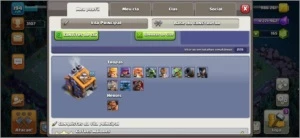 CV13 SEMI FULL CLASH OF CLANS COC TH13 BEM UPADA + SKINS