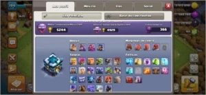CV13 SEMI FULL CLASH OF CLANS COC TH13 BEM UPADA + SKINS