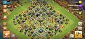 CV13 SEMI FULL CLASH OF CLANS COC TH13 BEM UPADA + SKINS