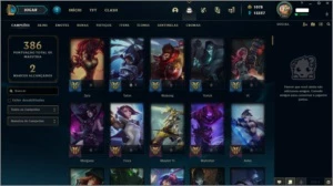 Conta - League of Legends com todos os campeões e 123 skins LOL