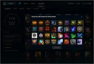 Conta com borda de ouro e poucas skins. - League of Legends LOL