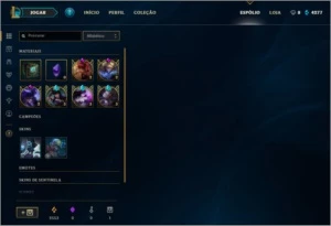 Conta com borda de ouro e poucas skins. - League of Legends LOL