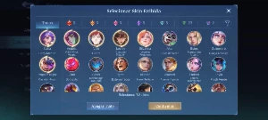 Conta Mobile Legends 42 Heróis + Honra Mítica + 35 Skins