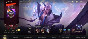 Conta Wild Rift com 151 Skins, e 41 no Lol - League of Legends: Wild Rift LOL WR