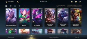 Conta Wild Rift com 151 Skins, e 41 no Lol - League of Legends: Wild Rift LOL WR