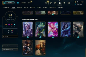 Conta League Of Legends Lvl 240 Main Yone-Yasuo Criada Em 20 LOL