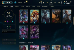 Conta League Of Legends Lvl 240 Main Yone-Yasuo Criada Em 20 LOL