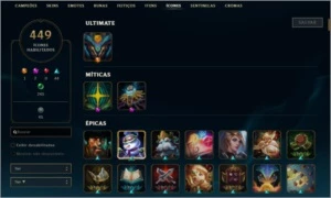 Conta Ouro 3(68.75%) 780 skins - League of Legends LOL