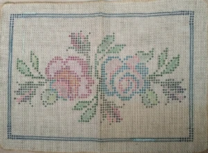 Tela para bordar em juta TJ-95 - 61 x 44 cm - Artesanato e Personalizados