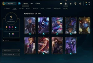 Conta league of legends D4 60% de wn LOL