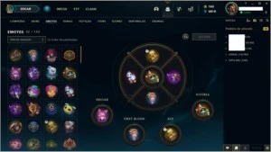 Conta MESTRE com 418 skins (Míticas, Hextec, Raras) - League of Legends LOL