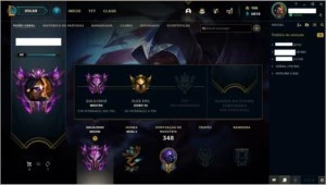 Conta MESTRE com 418 skins (Míticas, Hextec, Raras) - League of Legends LOL