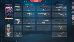 CONTA VALORANT IMT2 muita skin