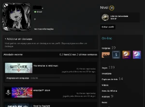 Conta Steam Avaliada em R$ 4300 (CS PRIME, ARK, GOW, RL)