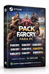 Pack Far Cry PC | Conta Steam  8 Jogos Inclusos