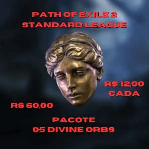 Promoção Pacote 05 Divine Orbs - Path of Exile 2 - R$ 60,00