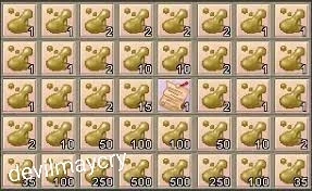 100 Barros A Venda Para Grand Fantasia ( Gênesis ) GF