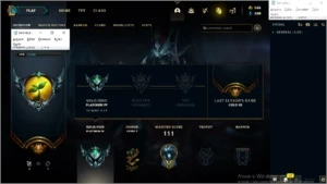 Conta Platina 4 topzinha - League of Legends LOL