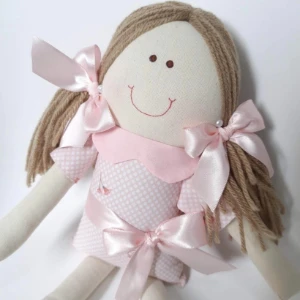 Boneca de Pano Artesanal Personalizada