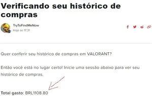 Oportunidade ! Conta Valorant com MUITAS skins + conta Lol