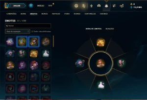 Conta ouro 1 com 21 Champs e 3 Fragmentos de skins - League of Legends LOL
