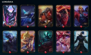 conta lol 245 skins - League of Legends