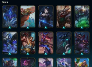 conta lol 245 skins - League of Legends