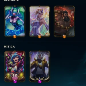 conta lol 245 skins - League of Legends