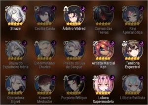 Conta Epic Seven - Varios ML 5 star e muito recurso - Outros