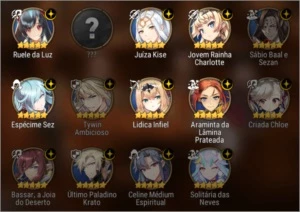 Conta Epic Seven - Varios ML 5 star e muito recurso - Outros