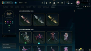 Conta 2013 - 1361 skins - PAX TF - Full Champ - League of Legends LOL