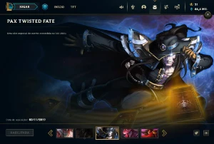 Conta 2013 - 1361 skins - PAX TF - Full Champ - League of Legends LOL