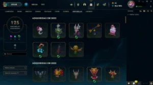 Conta 2013 - 1361 skins - PAX TF - Full Champ - League of Legends LOL