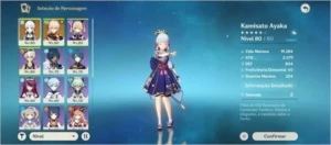 ar47 ayaka, kazuha + cortadora da neblina - Genshin Impact