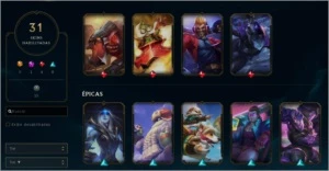 conta lol Gold 3, 31 skins nunca banido - League of Legends