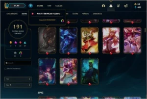 CONTA LOL - 118 CAMPEÕES E 191 SKINS - League of Legends