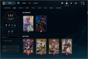 CONTA LOL - 118 CAMPEÕES E 191 SKINS - League of Legends