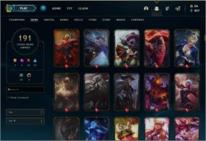 CONTA LOL - 118 CAMPEÕES E 191 SKINS - League of Legends