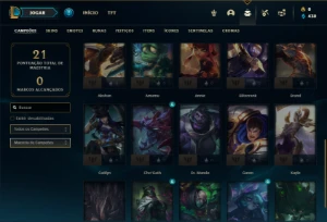 Conta bronze 2 com 30 Champs - League of Legends LOL