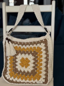 Eco bag crochê - Artesanato e Personalizados