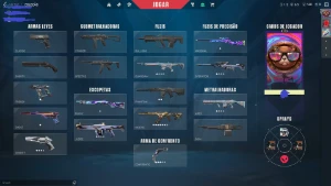 Conta valorant com skins +600 gasto!!! Sem elo, LVL 18.