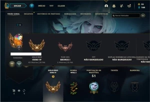 Conta ouro 4 com 42 Champs e 3 Skins ( EMAIL NÃO CONFIRMADO) - League of Legends LOL
